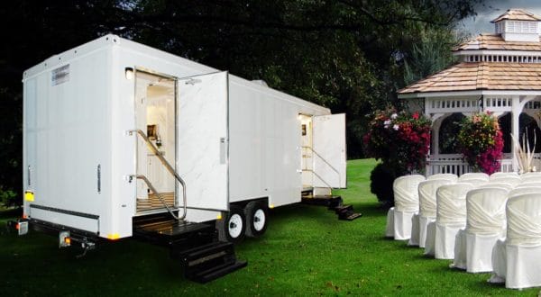 restroom trailer wedding